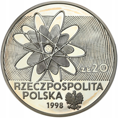 20 złotych 1998 Polon i Rad Skłodowska – SREBRO