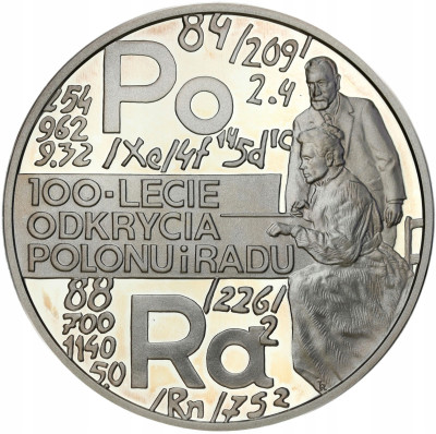 20 złotych 1998 Polon i Rad Skłodowska – SREBRO