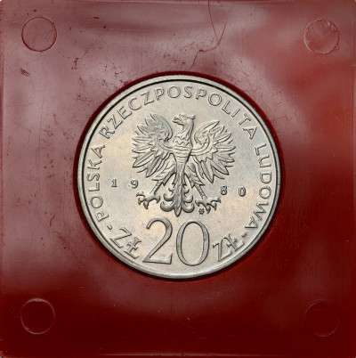 PRÓBA Miedzionikiel 20 złotych 1980 Łódź – 1905