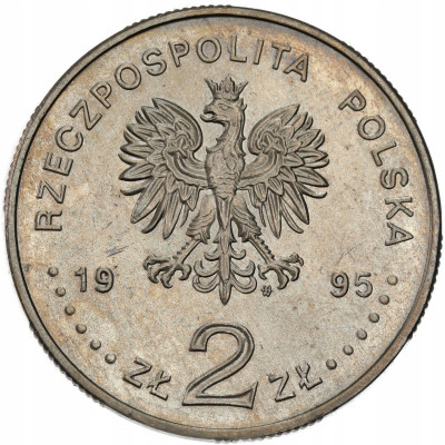 2 złote 1995 Atlanta zapaśnicy