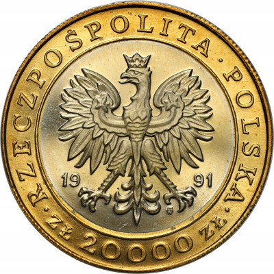 20.000 złotych 1991, 225 lat Mennicy