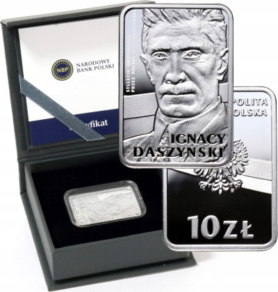 10 złotych 2021 - Stulecie odzyskania niepodległości Ignacy Daszyński