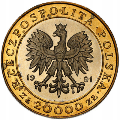 20.000 złotych 1991, 225 lat Mennicy