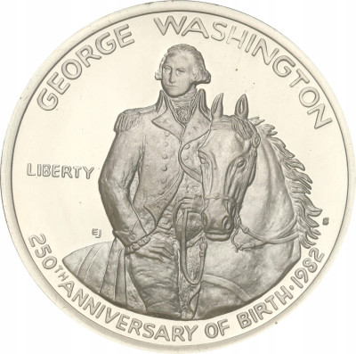 USA. 1/2 dolara 1982 George Washington – SREBRO