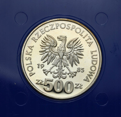 PRL. 500 złotych 1985 Przemysław II - SREBRO
