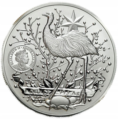 Australia 1 dolar 2021 Kangur australijski SREBRO uncja