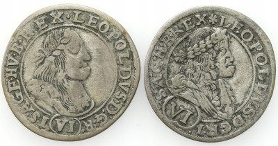 6 krajcarów 1668 KB, Kremnica i 6 krajcarów 1677, Wiedeń