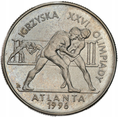 2 złote 1995 Atlanta zapaśnicy