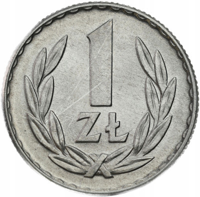 PRL. 1 złoty 1966 - RZADKI ROCZNIK – PIĘKNY