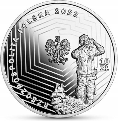 10 złotych 2022 - 30. rocznica powołania Straży Granicznej