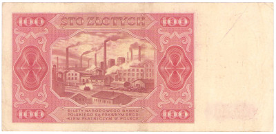 100 złotych 1948 seria G – RZADKOŚĆ R4