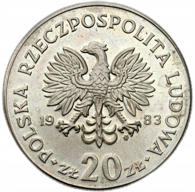 PRL. 20 złotych 1983, Nowotko – PIĘKNY