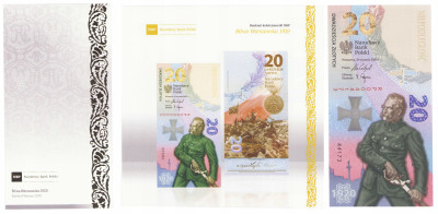 Banknot. 20 złotych 2020 Bitwa Warszawska Piłsudski