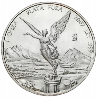 Meksyk. 1 onza 2007 Wolność – UNCJA SREBRA