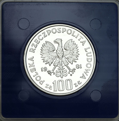 100 złotych 1981 Sikorski - SREBRO