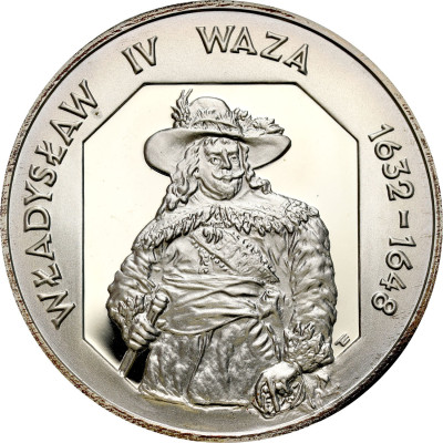 10 złotych 1999 Władysław IV Waza półpostać – SREBRO