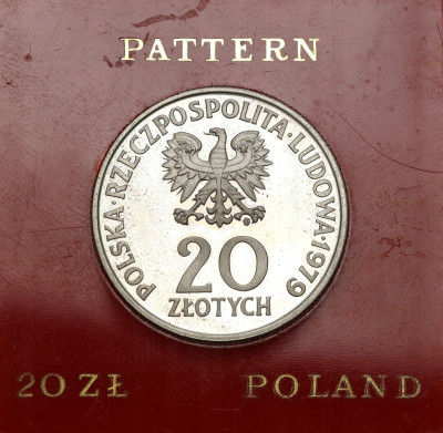 PRÓBA Miedzionikiel 20 złotych 1979 Centrum Zdrowia Dziecka