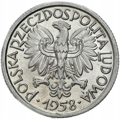 PRL. 2 złote 1958 Jagody – IDEALNE – RZADKIE