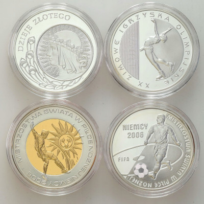 III RP 10 złotych 2006 RÓŻNE zestaw 4 sztuk – SREBRO