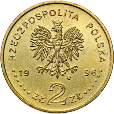 III RP. 2 złote 1996 Zygmunt II August – NAJRZADSZE i PIĘKNE