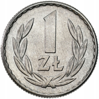 PRL. 1 złoty 1966 - RZADKI ROCZNIK – PIĘKNY