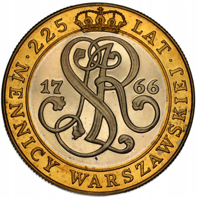 20.000 złotych 1991, 225 lat Mennicy