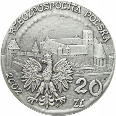20 złotych 2002 Zamek w Malborku – SREBRO