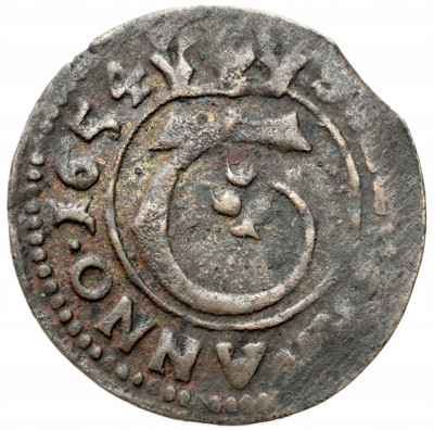 Księstwo Cieszyńskie. Elżbieta Lukrecja (1625-1653). Obol 1654, Cieszyn