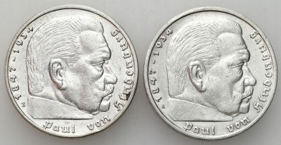 III Rzesza 5 Marek 1938 A Hindenburg st.1- | archiwum