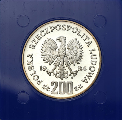 200 złotych 1984 Olimpiada Los Angeles – SREBRO