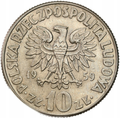 PRL. 10 złotych 1959 Kopernik – PIĘKNE