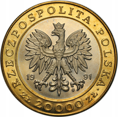 20.000 złotych 1991, 225 lat Mennicy