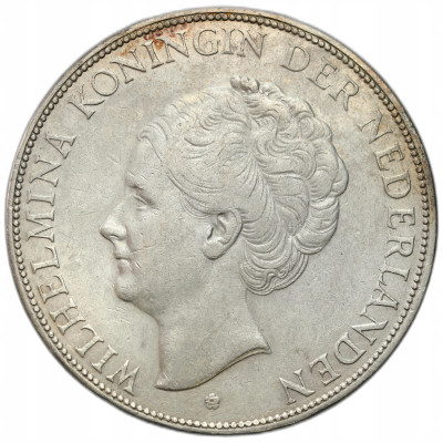 Holandia. 2 1/2 guldena 1932 – SREBRO