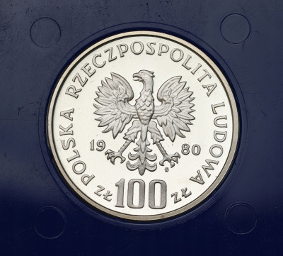 100 złotych 1980 Igrzyska XXII Olimpiady - SREBRO