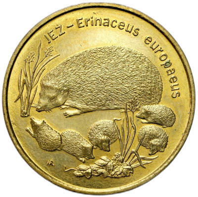 2 złote GN 1996, Jeż – RZADSZE