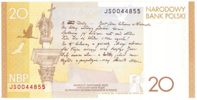 20 złotych 2009 Juliusz Słowacki – WYŚMIENITE