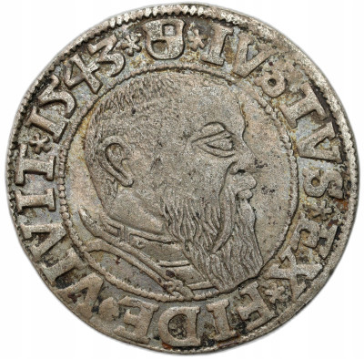Prusy Książęce. Albert Hohenzollern (1525–1568). Grosz 1543, Królewiec