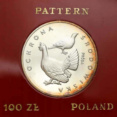 PRL. PRÓBA srebro 100 złotych 1980 Głuszce – RZADSZE