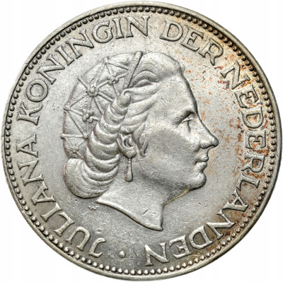 Holandia. 2 1/2 guldena 1961 – SREBRO