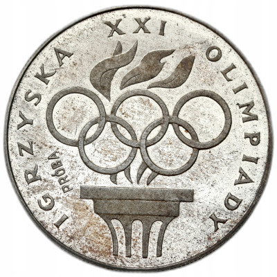 PRL. PRÓBA Srebro 200 złotych 1976 Igrzyska XXI Olimpiady – RZADSZE