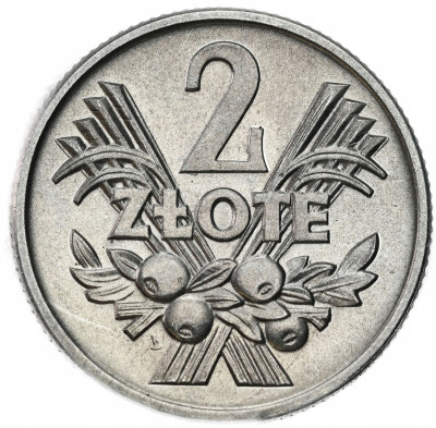 PRL. 2 złote 1958 Jagody – IDEALNE – RZADKIE