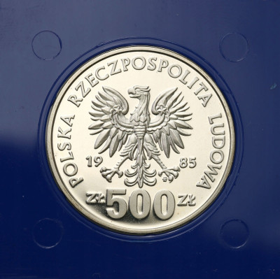 PRL. 500 złotych 1985 Wiewiórka