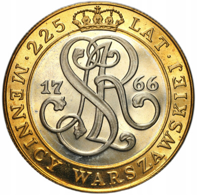 20.000 złotych 1991, 225 lat Mennicy