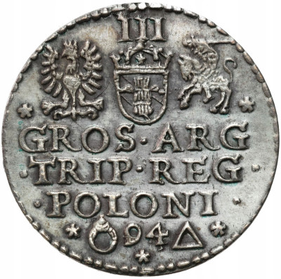 Zygmunt III Waza. Trojak (3 grosze) 1594, Malbork