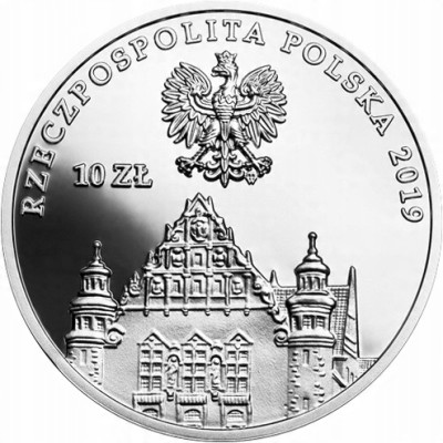 10 złotych 2019 - utworzenie Uniwersytetu Poznańskiego – SREBRO