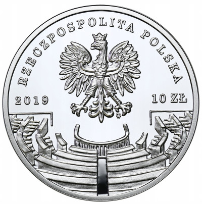 10 złotych 2019 Roman Rybarski – SREBRO
