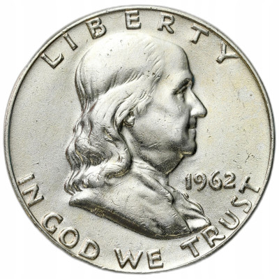 USA. 1/2 dolara 1962 D, Franklin (dzwon) - SREBRO