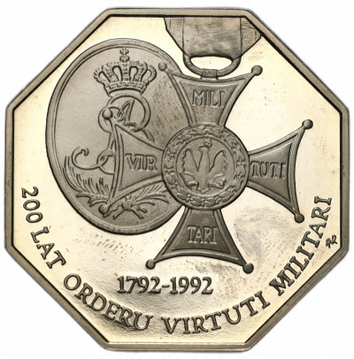 50.000 złotych 1992, 200 lat Orderu Virtuti Militari – PIĘKNE