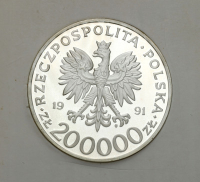 200.000 złotych 1991 Targi Poznańskie – SREBRO