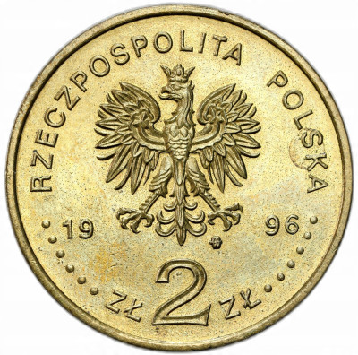 III RP. 2 złote 1996 Zygmunt II August – NAJRZADSZE i PIĘKNE